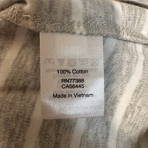 J Crew Mercantile 3/4 Bell Sleeve Crew Neck Striped Cotton Top Sz XXL NWT - Picture 5 of 8